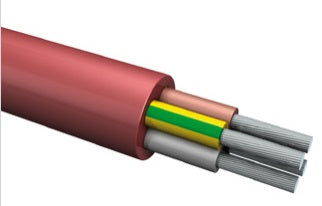 EST Silikonový kabel SiHF 4 G 0,75, červeno-hnědý EST Silikonový kabel SiHF 4 G 0,75, červeno-hnědý